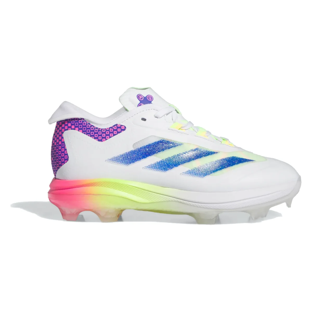 adidas Adizero Impact TPU Warp Speed Cloud White Lucid Blue Lucid Pink (GS)