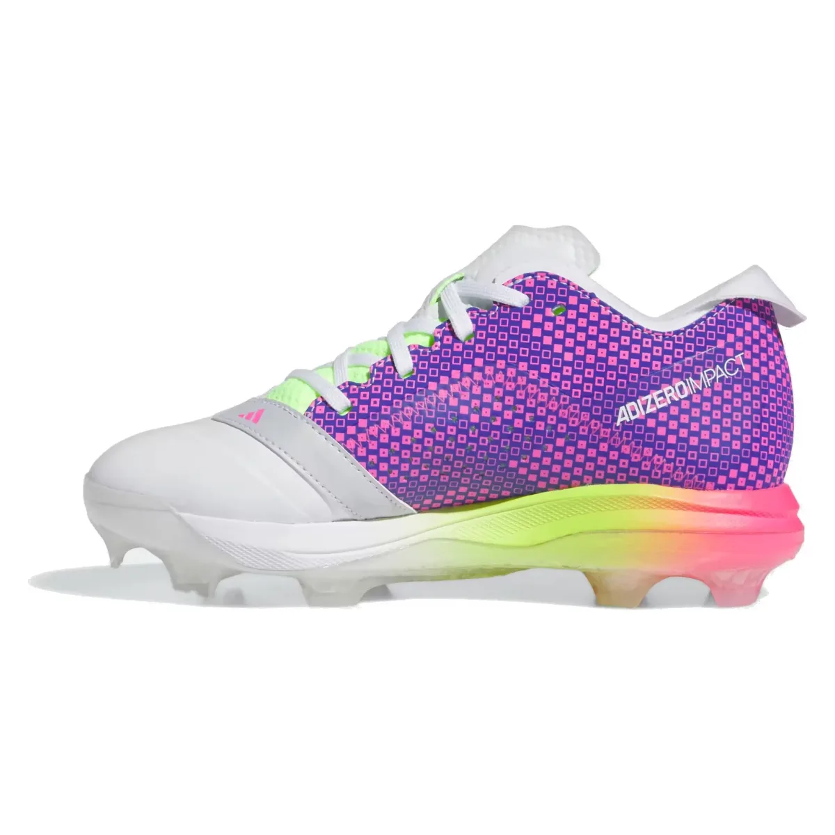 adidas Adizero Impact TPU Warp Speed Cloud White Lucid Blue Lucid Pink (GS)