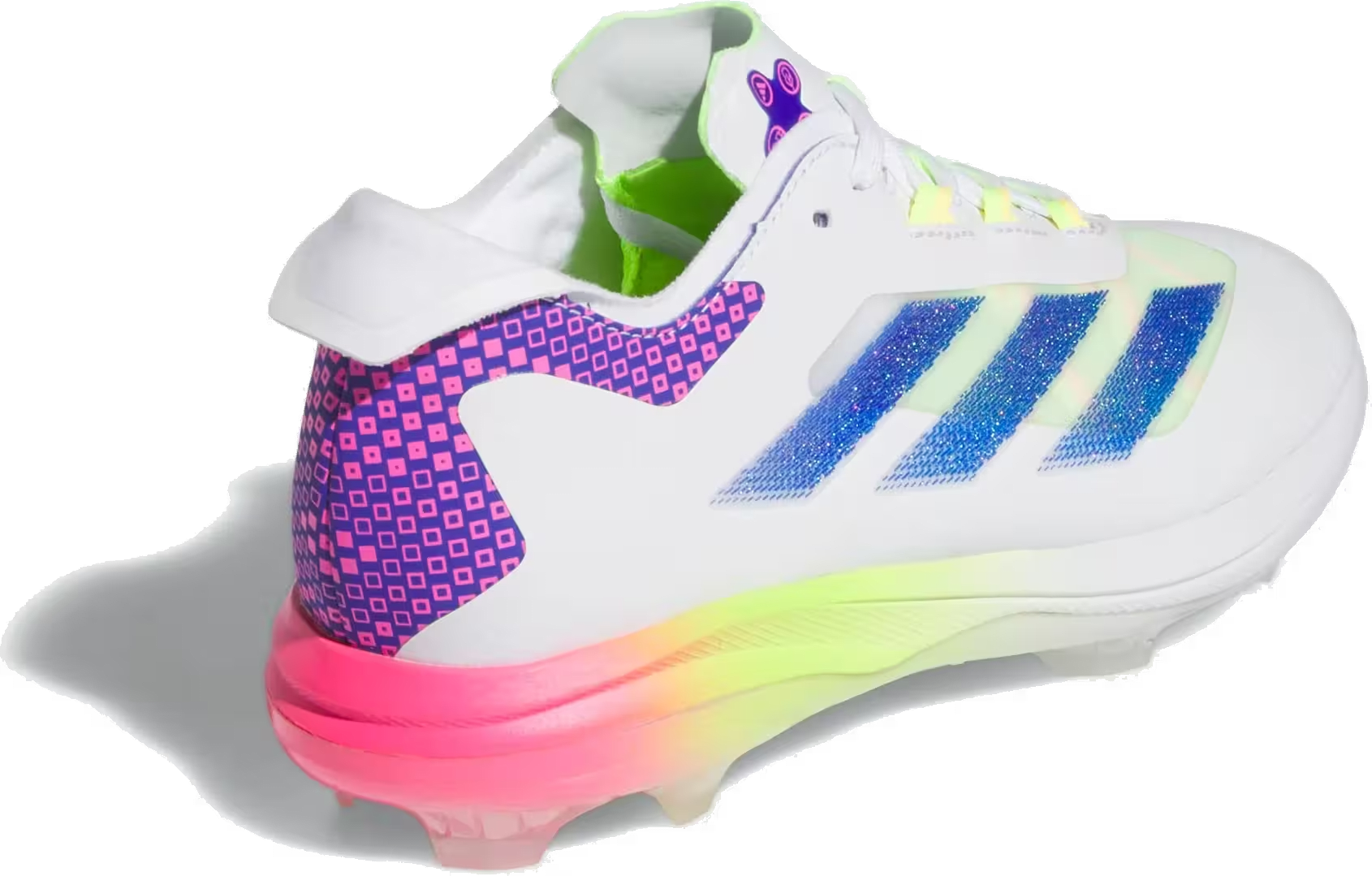 adidas Adizero Impact TPU Warp Speed Cloud White Lucid Blue Lucid Pink (GS)