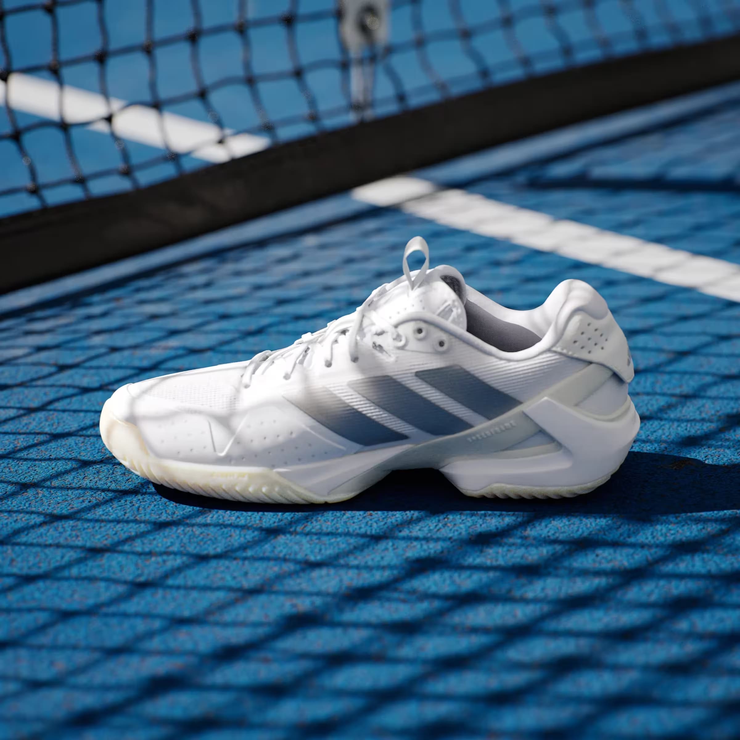 adidas Adizero Ubersonic 5 Cloud White Silver Metallic (Women's)