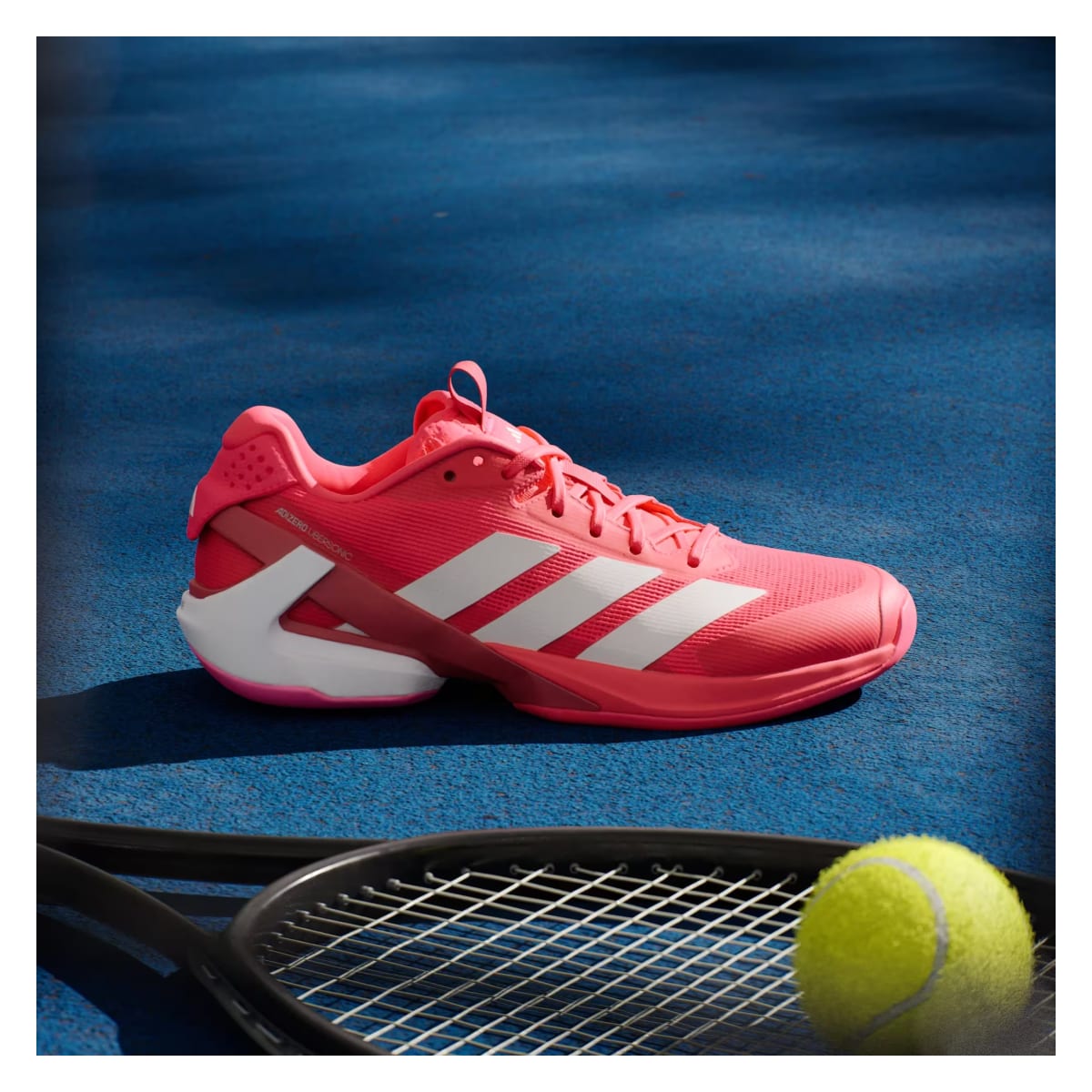 adidas Adizero Ubersonic 5 Lucid Red Zero Metalic Lucid Pink (Women's)