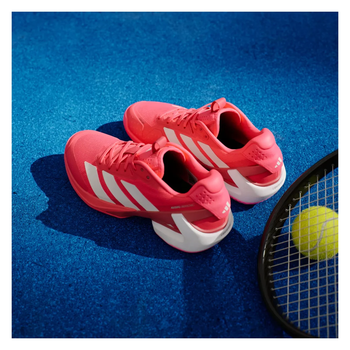 adidas Adizero Ubersonic 5 Lucid Red Zero Metalic Lucid Pink (Women's)