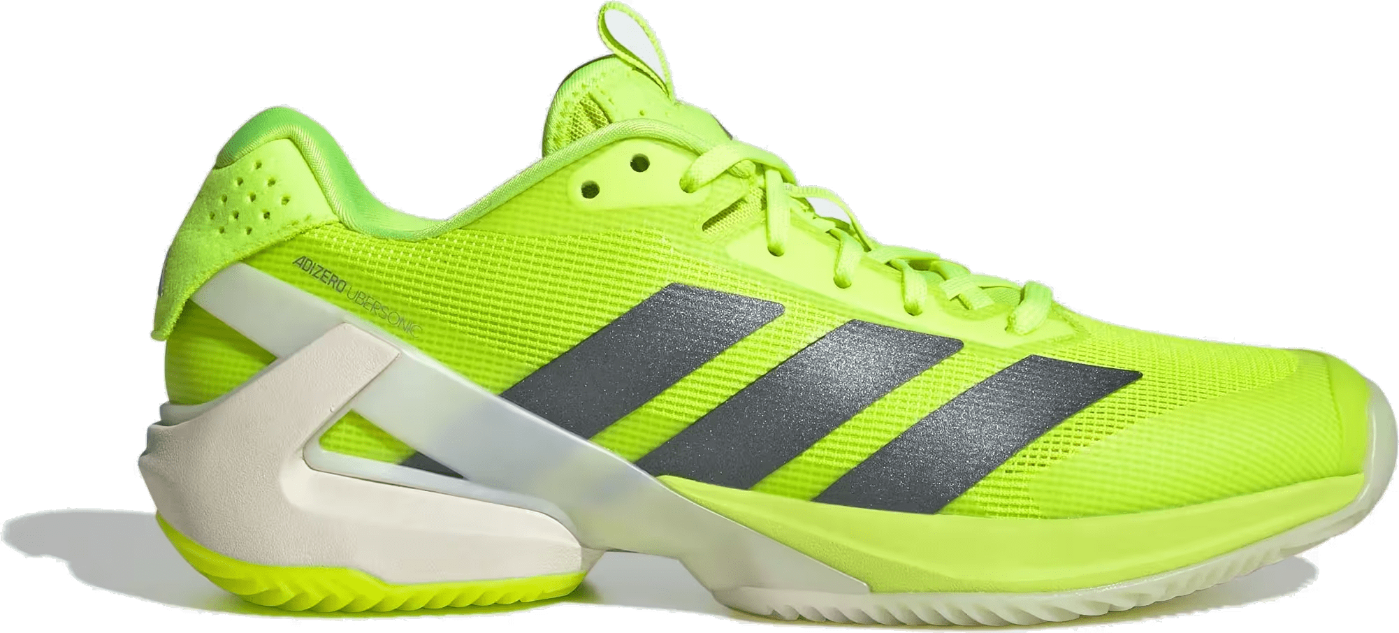 adidas Adizero Ubersonic 5 Clay Lucid Lemon Iron Metallic Cloud White (Women's)