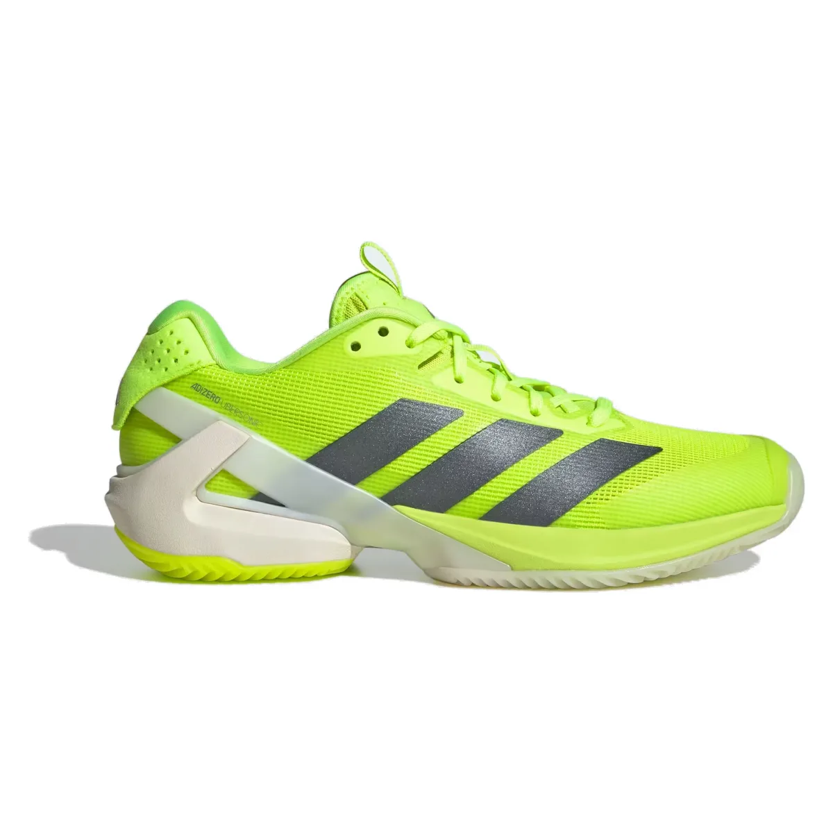 adidas Adizero Ubersonic 5 Clay Lucid Lemon Iron Metallic Cloud White (Women's)
