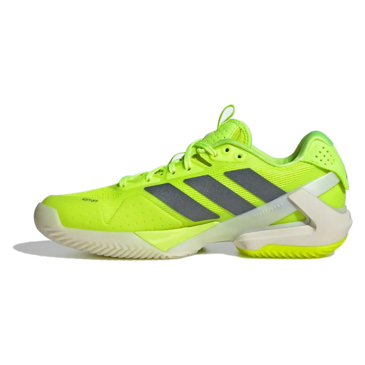 adidas Adizero Ubersonic 5 Clay Lucid Lemon Iron Metallic Cloud White (Women's)
