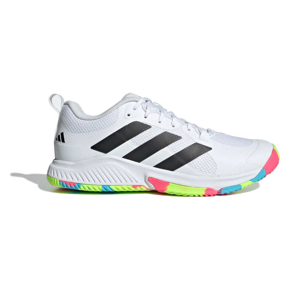 adidas Court Team Bounce 2.0 Cloud White Core Black Lucid Lemon (Women's)