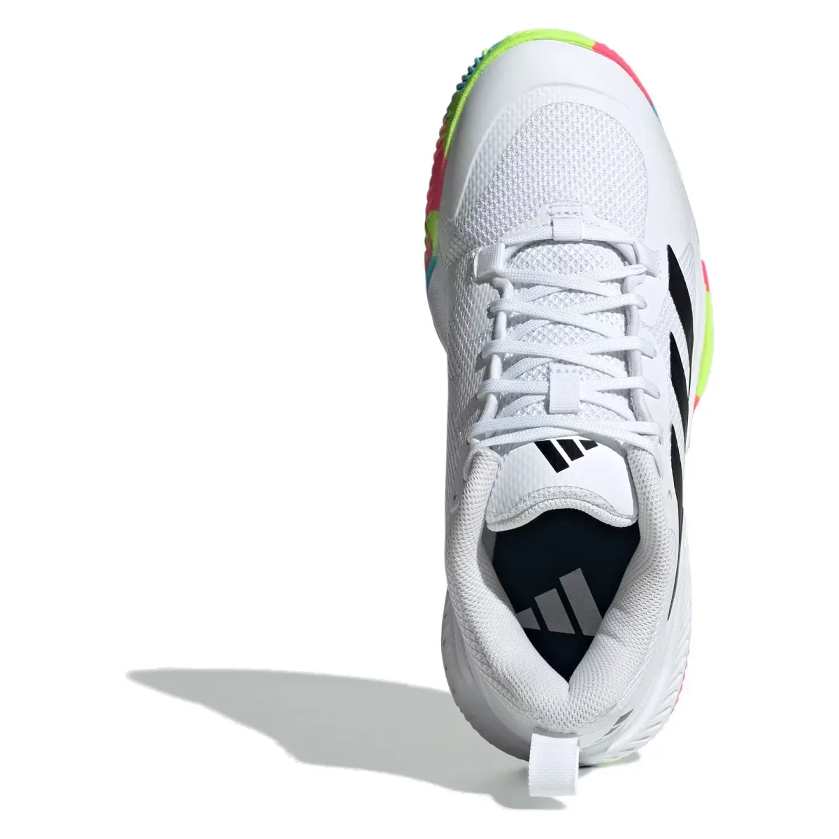 adidas Court Team Bounce 2.0 Cloud White Core Black Lucid Lemon (Women's)