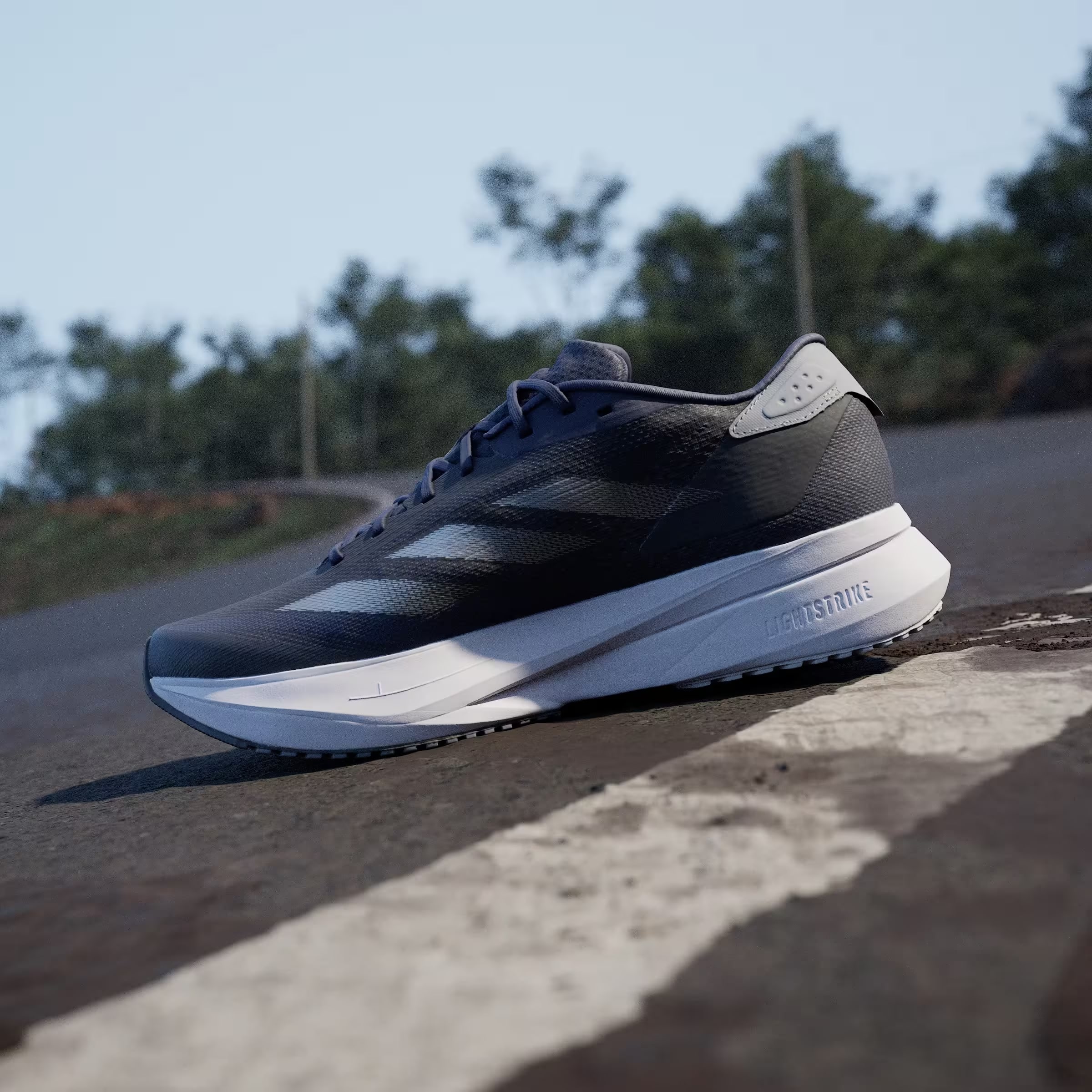 adidas Adizero SL 2 Dark Blue Silver Metallic Halo Silver