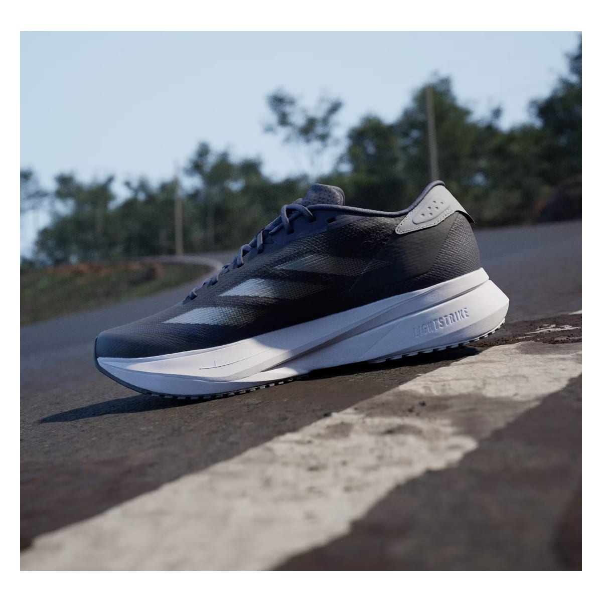 adidas Adizero SL 2 Dark Blue Silver Metallic Halo Silver