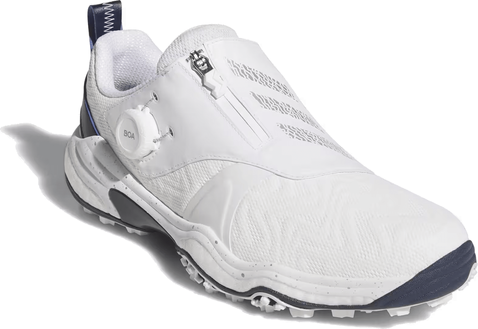 adidas Codechaos BOA 25 Spikeless Golf Cloud White Silver Metallic Collegiate Navy