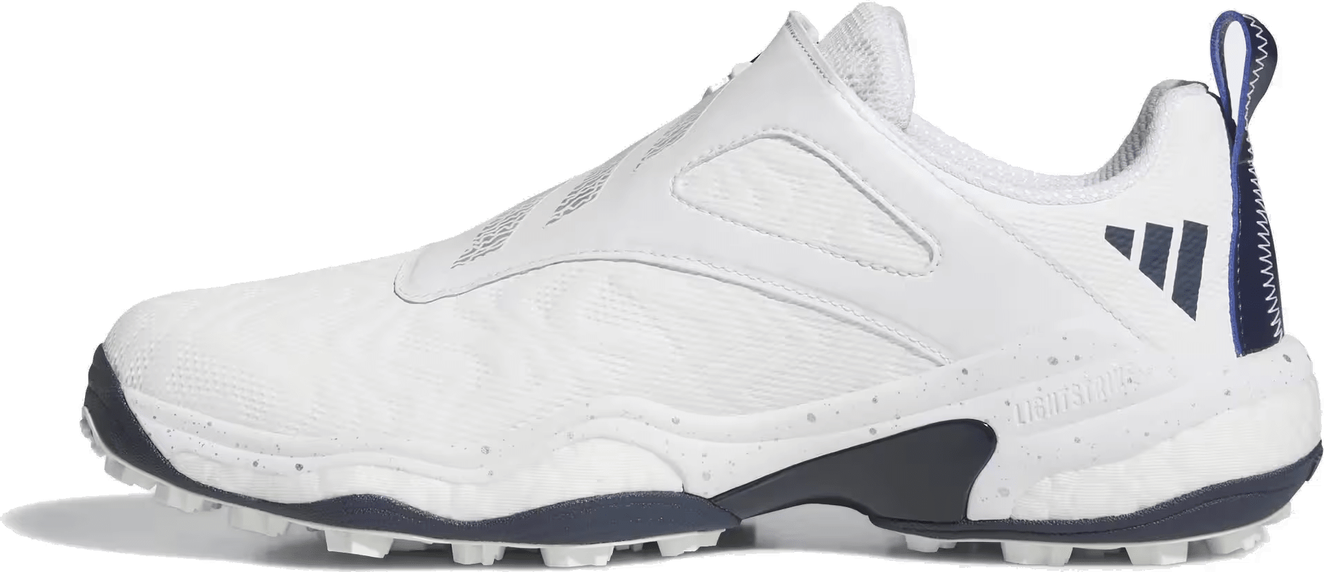 adidas Codechaos BOA 25 Spikeless Golf Cloud White Silver Metallic Collegiate Navy