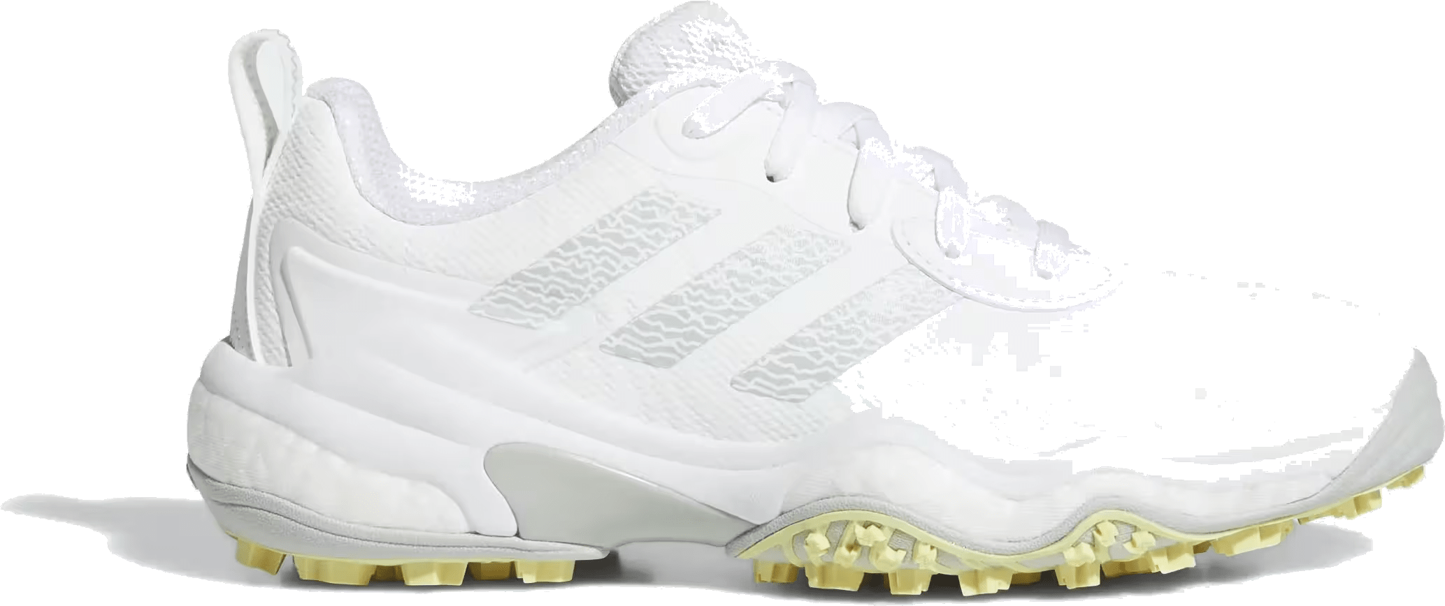 adidas Codechaos 25 Spikeless Golf Cloud White Wonder Silver Powder Yellow (Women's)