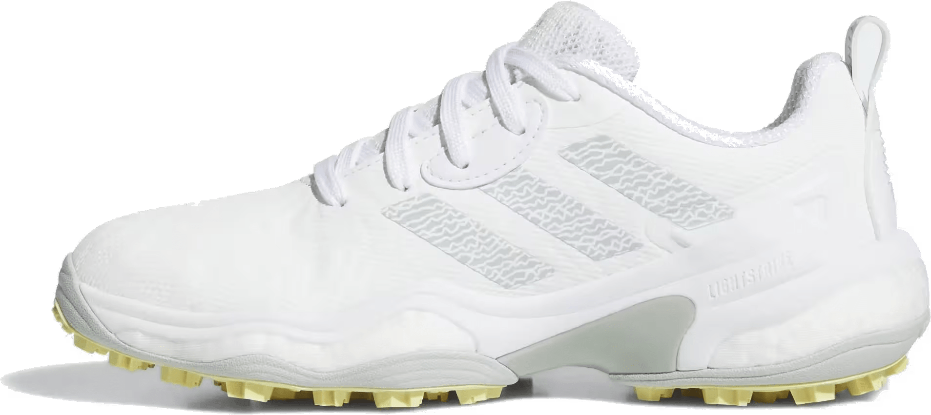 adidas Codechaos 25 Spikeless Golf Cloud White Wonder Silver Powder Yellow (Women's)