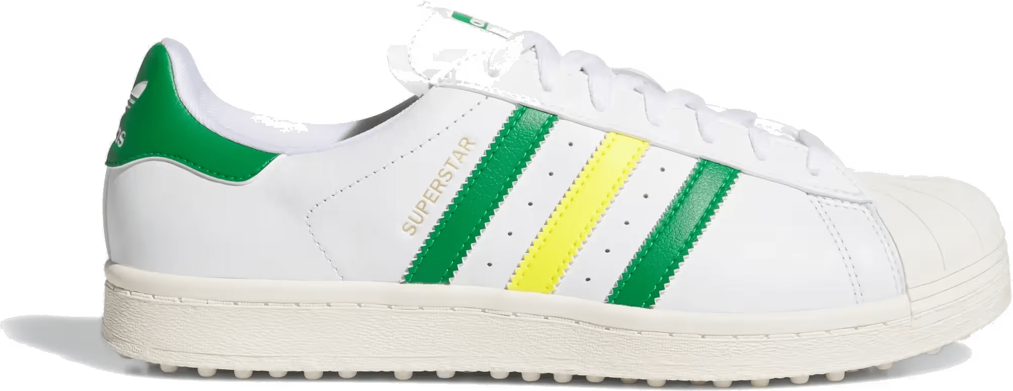 adidas Superstar Spikeless Golf Cloud White Green Yellow
