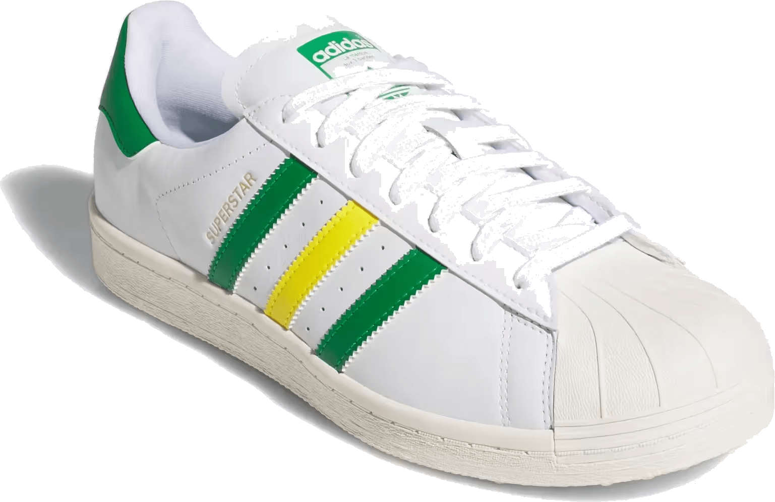 adidas Superstar Spikeless Golf Cloud White Green Yellow