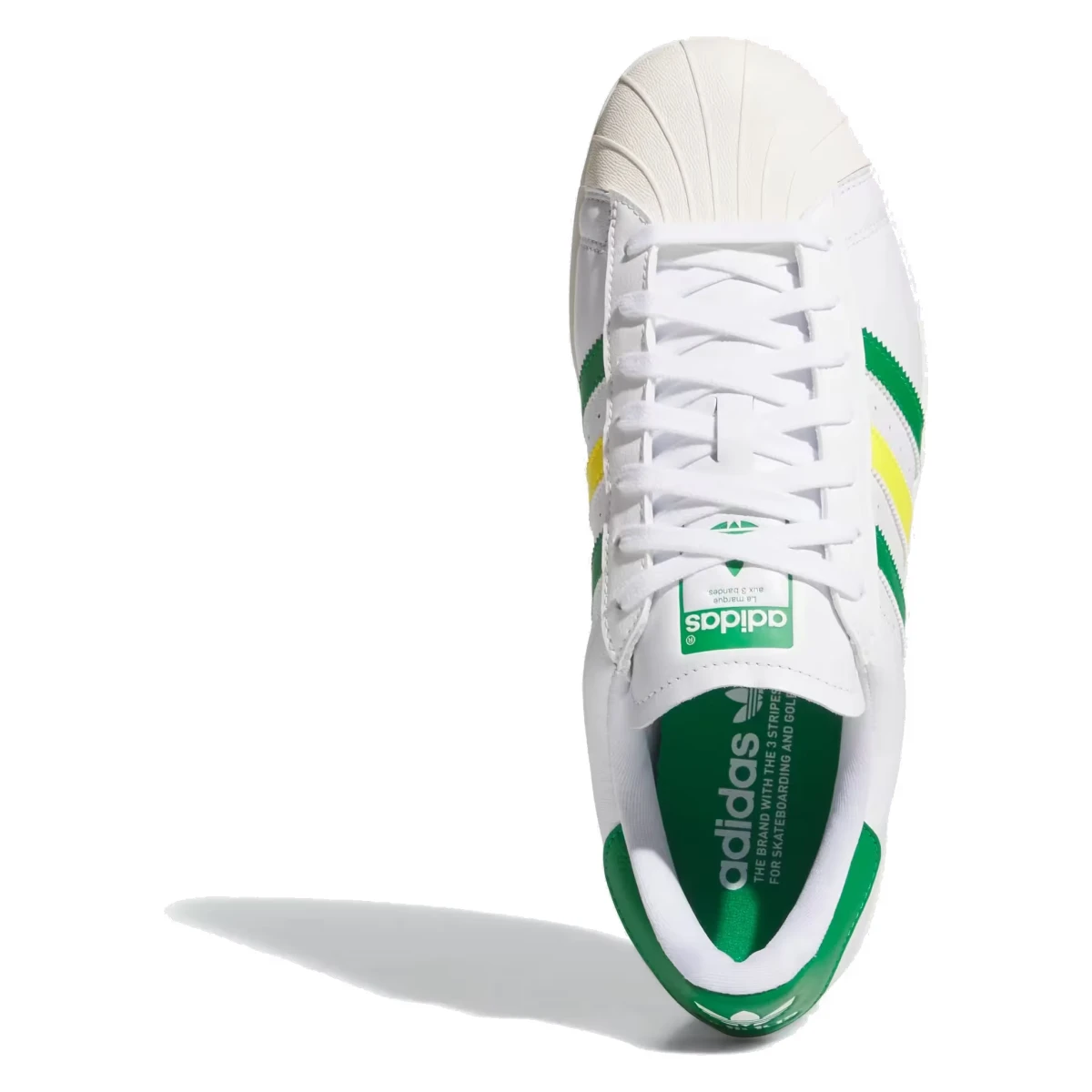 adidas Superstar Spikeless Golf Cloud White Green Yellow