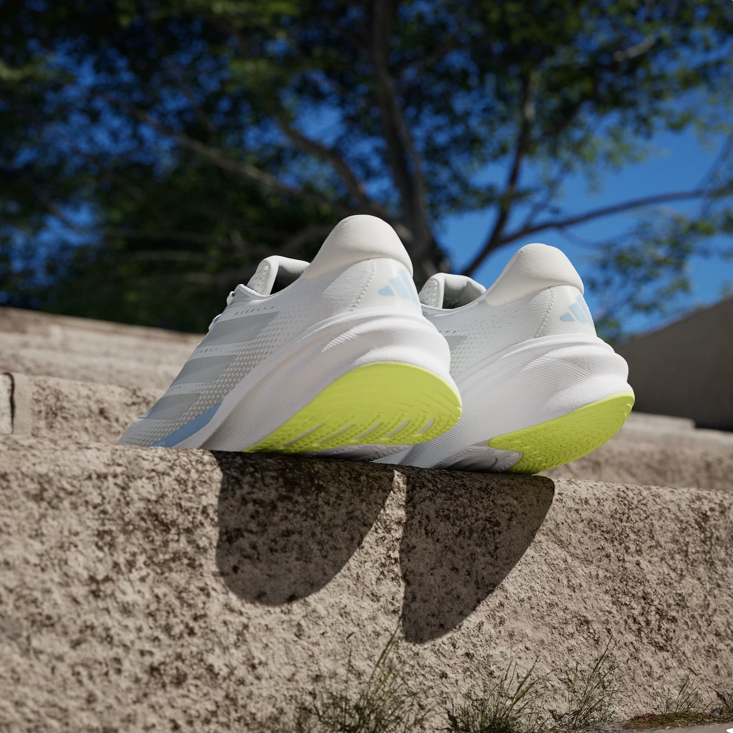 adidas Supernova Stride 2 Cloud White Matte Silver Glow Blue