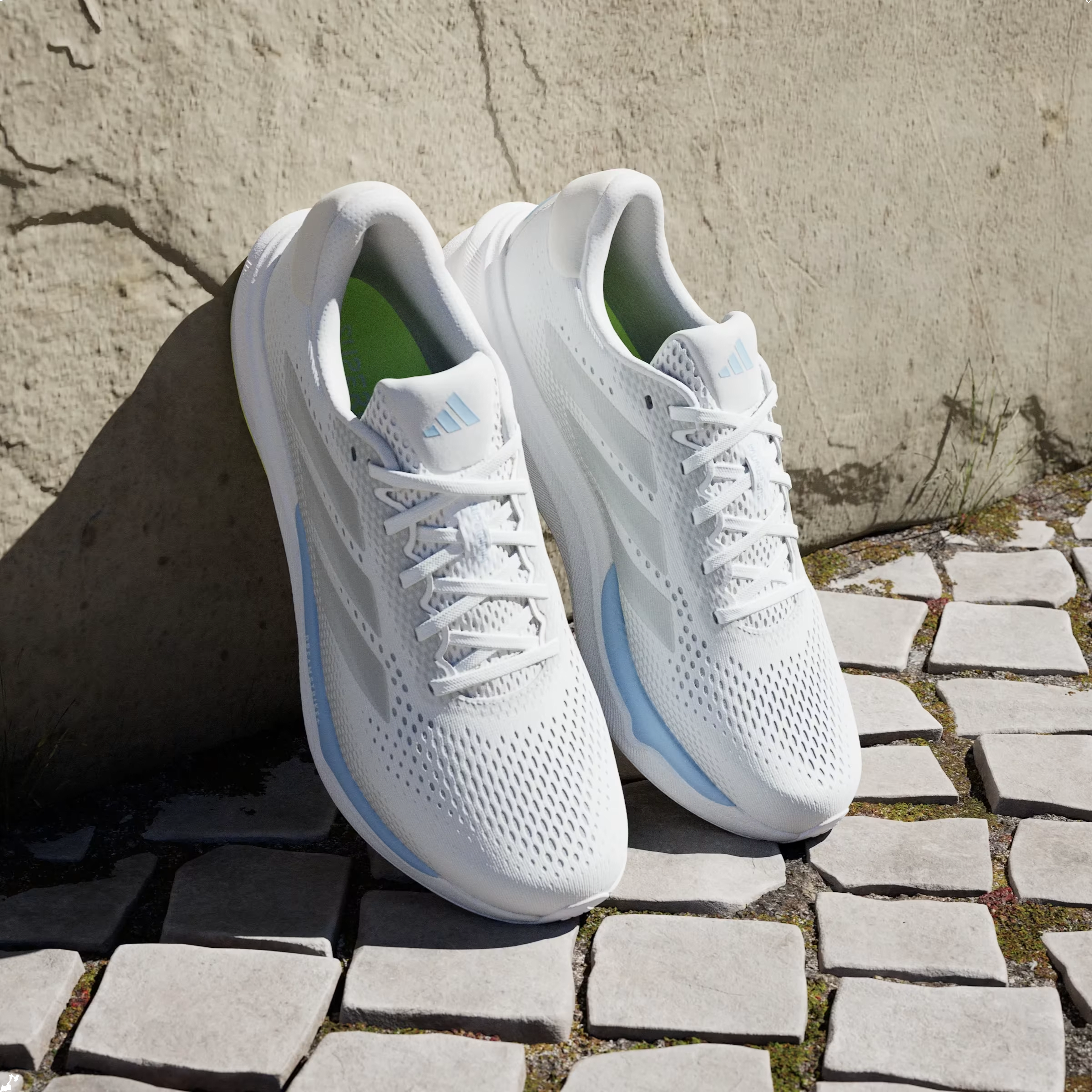 adidas Supernova Stride 2 Cloud White Matte Silver Glow Blue