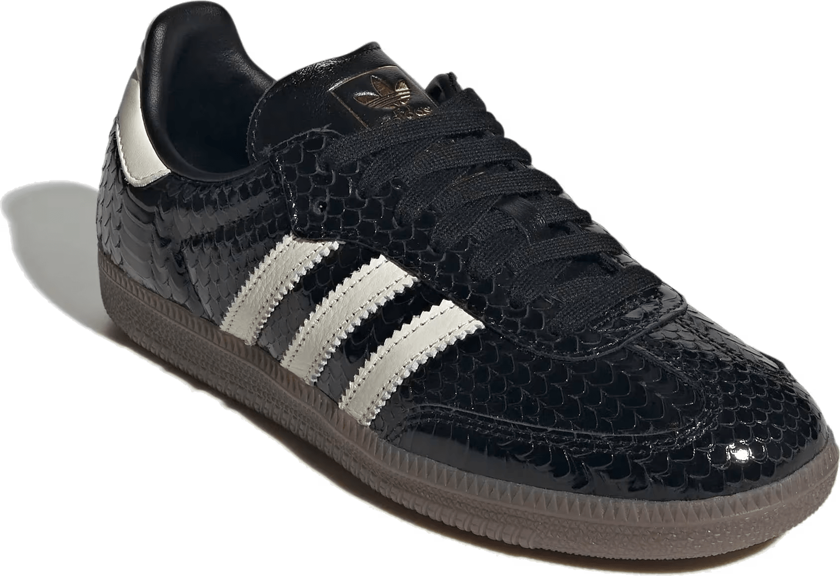 Adidas Samba "Patent Snakeskin Black"