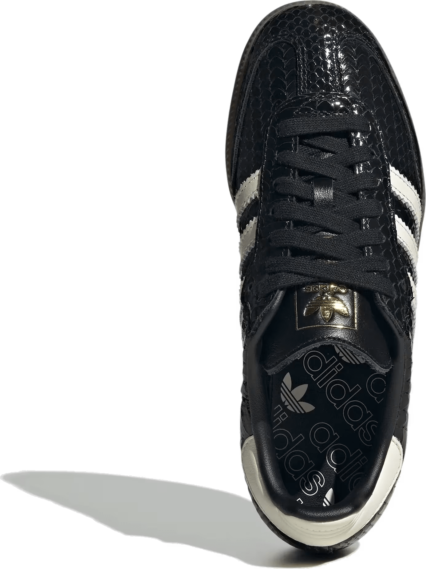 Adidas Samba "Patent Snakeskin Black"