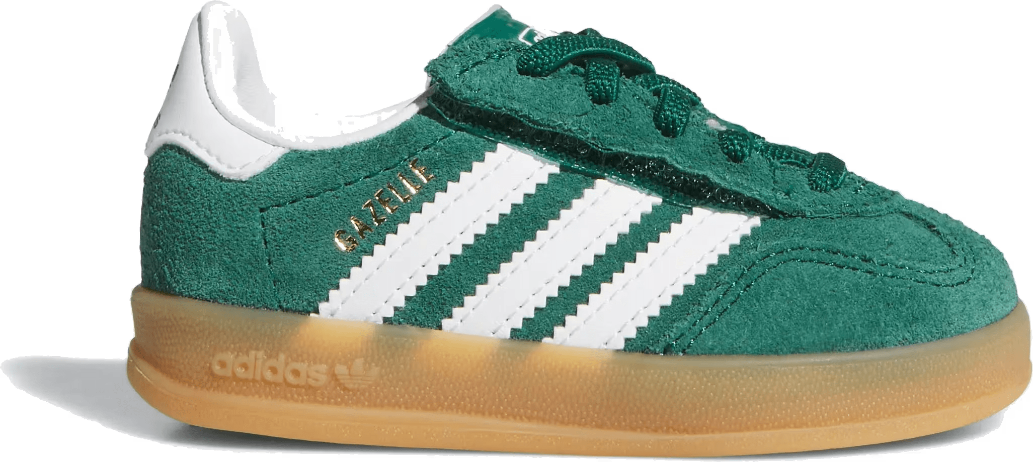 adidas Gazelle Indoor Comfort Closure Collegiate Green White Gum (TD)