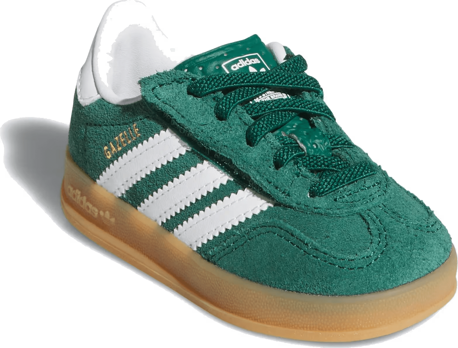 adidas Gazelle Indoor Comfort Closure Collegiate Green White Gum (TD)