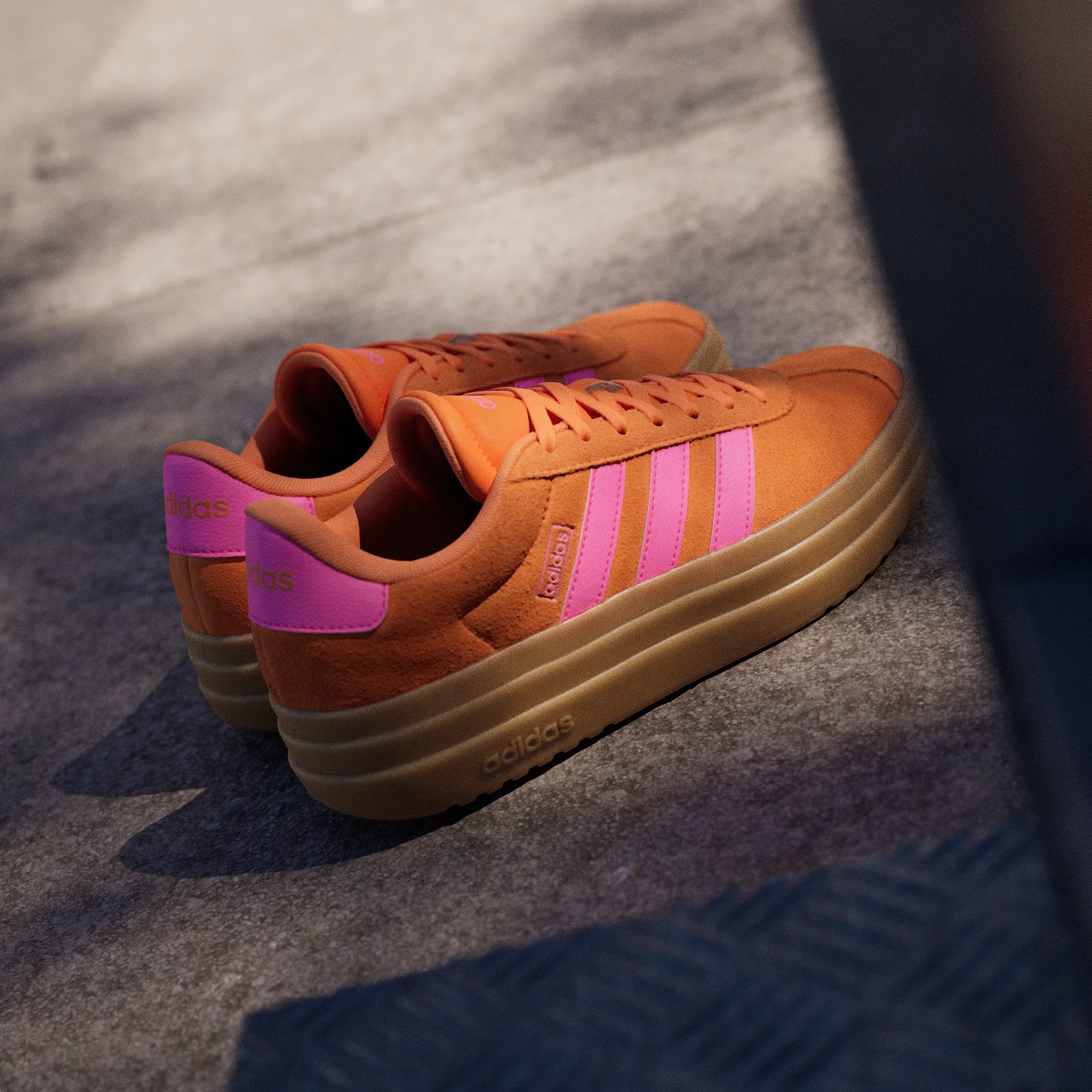 adidas VL Court Bold Pure Orange Lucid Pink (Women's)