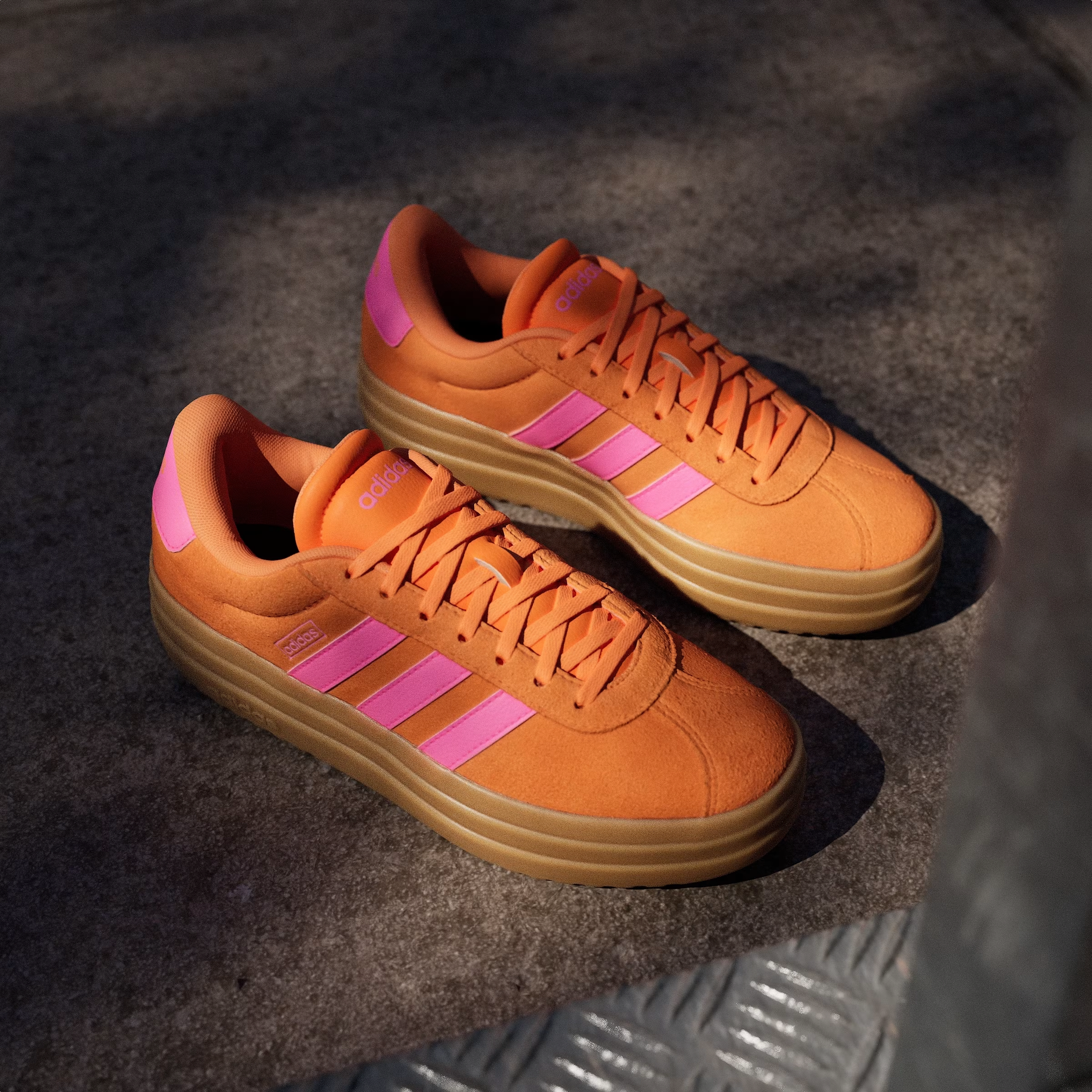 adidas VL Court Bold Pure Orange Lucid Pink (Women's)