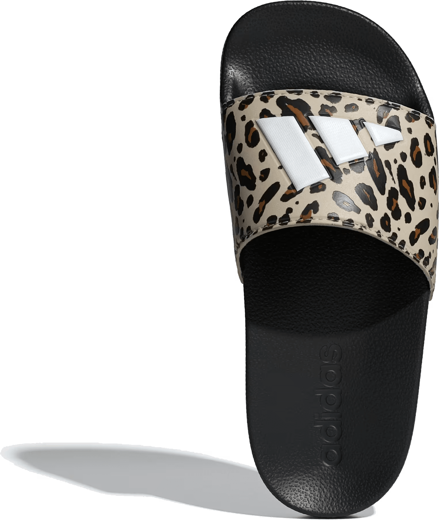 adidas Adilette Shower Logo Sandals Crystal Linen Leopard Print (GS)