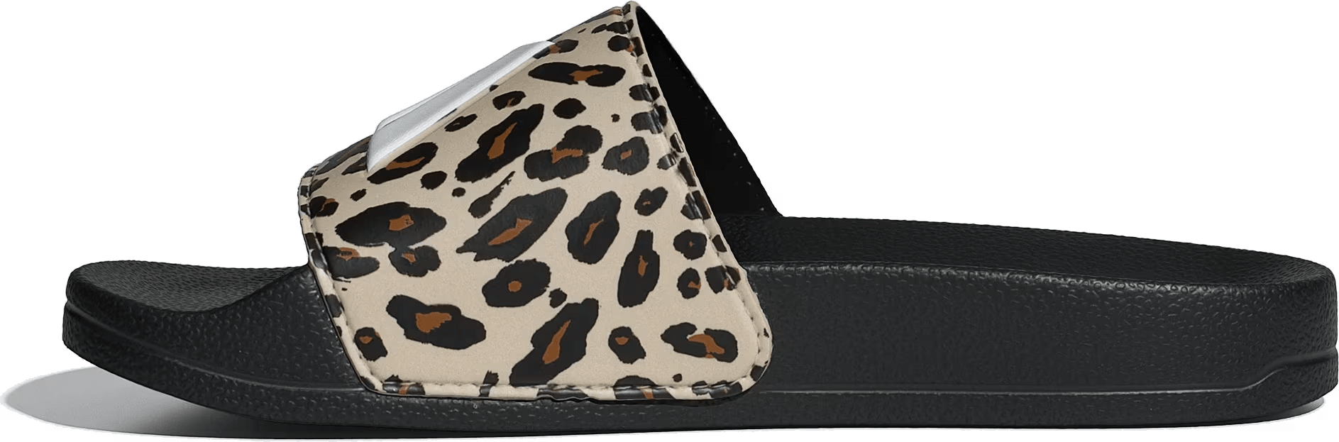 adidas Adilette Shower Logo Sandals Crystal Linen Leopard Print (GS)