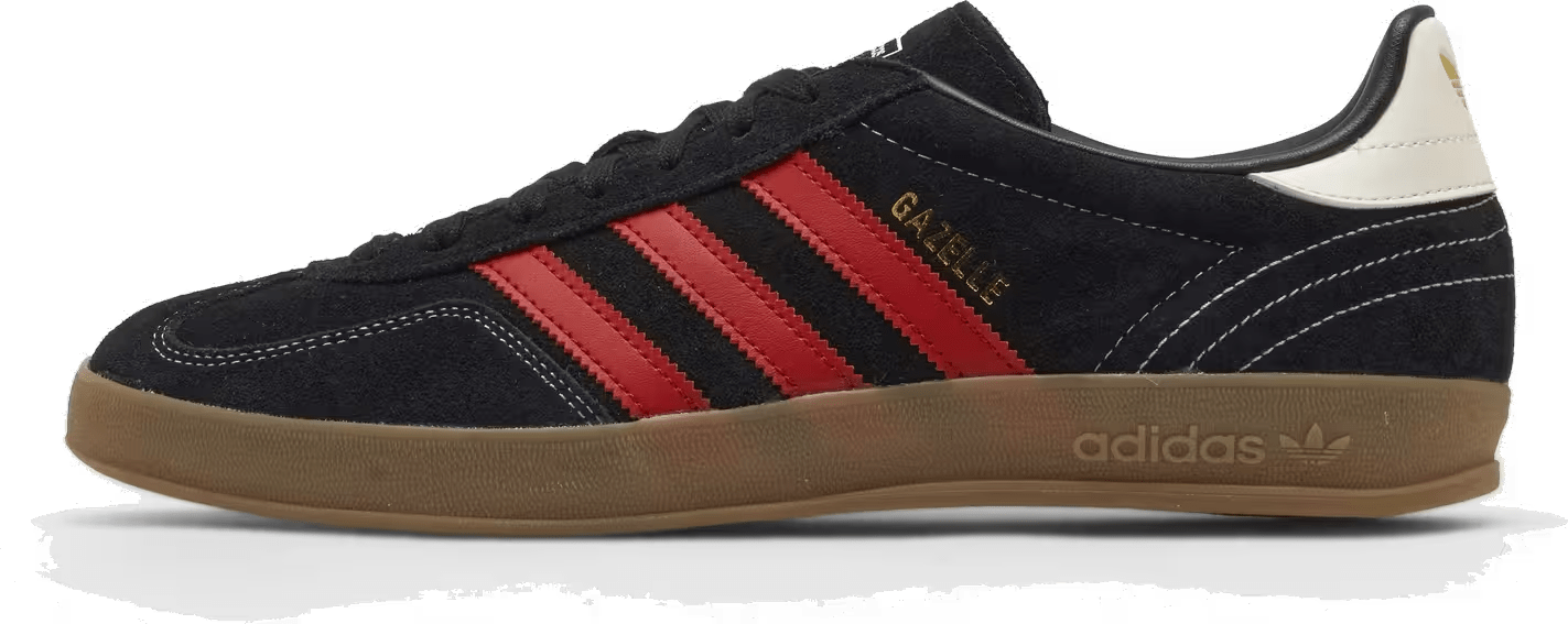 adidas Gazelle Indoor Black Better Scarlet Gum