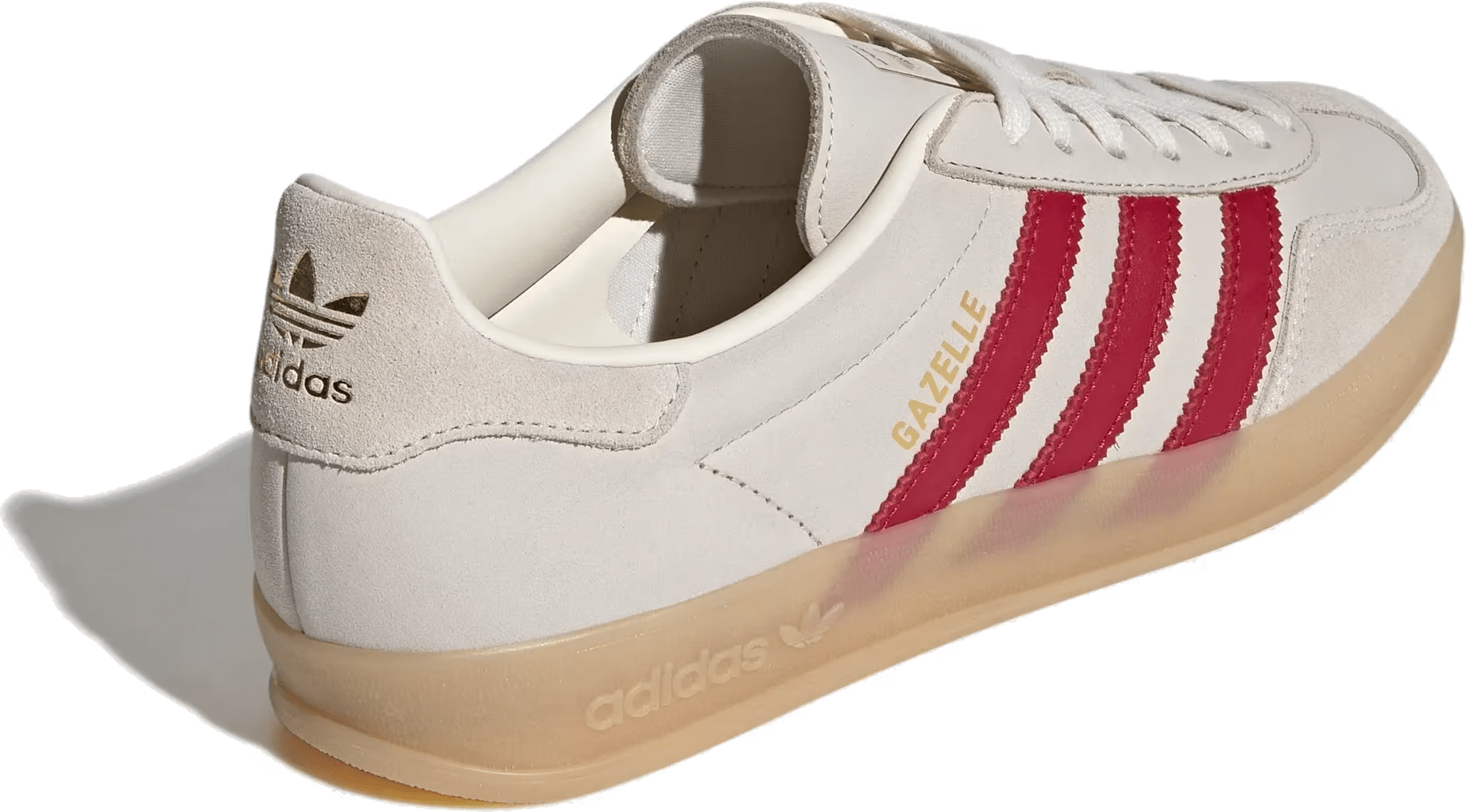 adidas Gazelle Indoor Cream White Red Gum