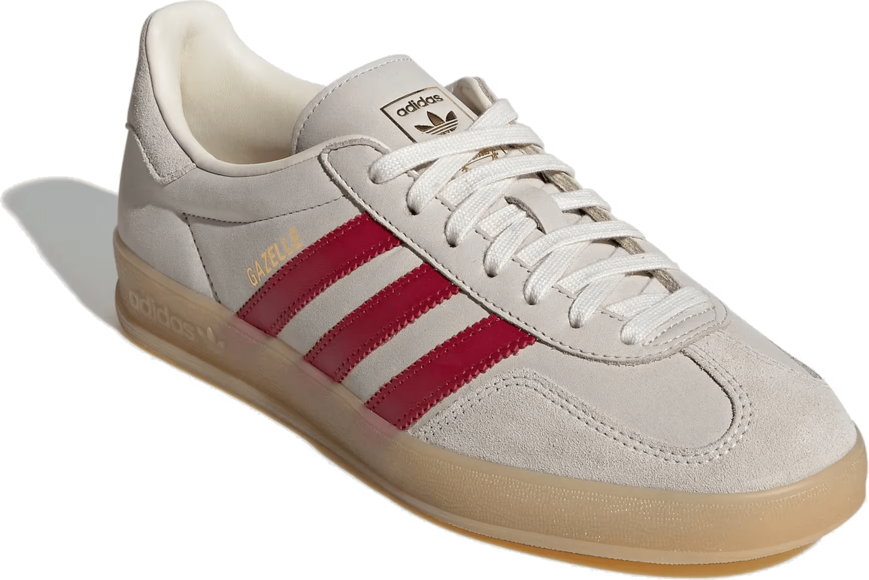 adidas Gazelle Indoor Cream White Red Gum