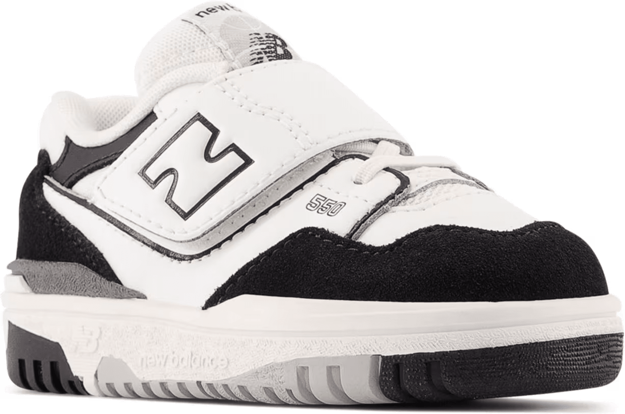 New Balance 550 White Black Rain Cloud (TD)