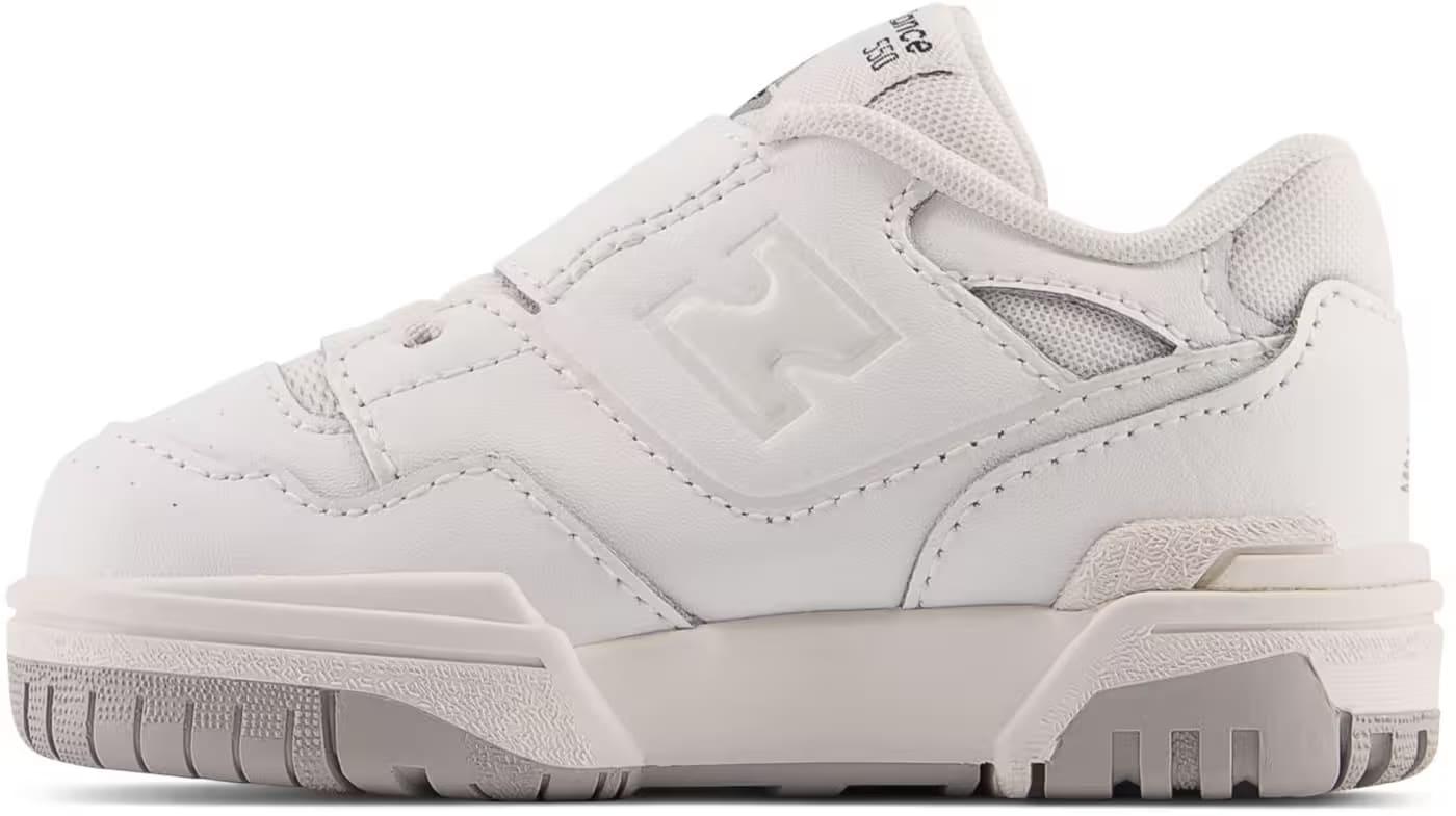 New Balance 550 Bungee Lace Strap White Grey (TD)