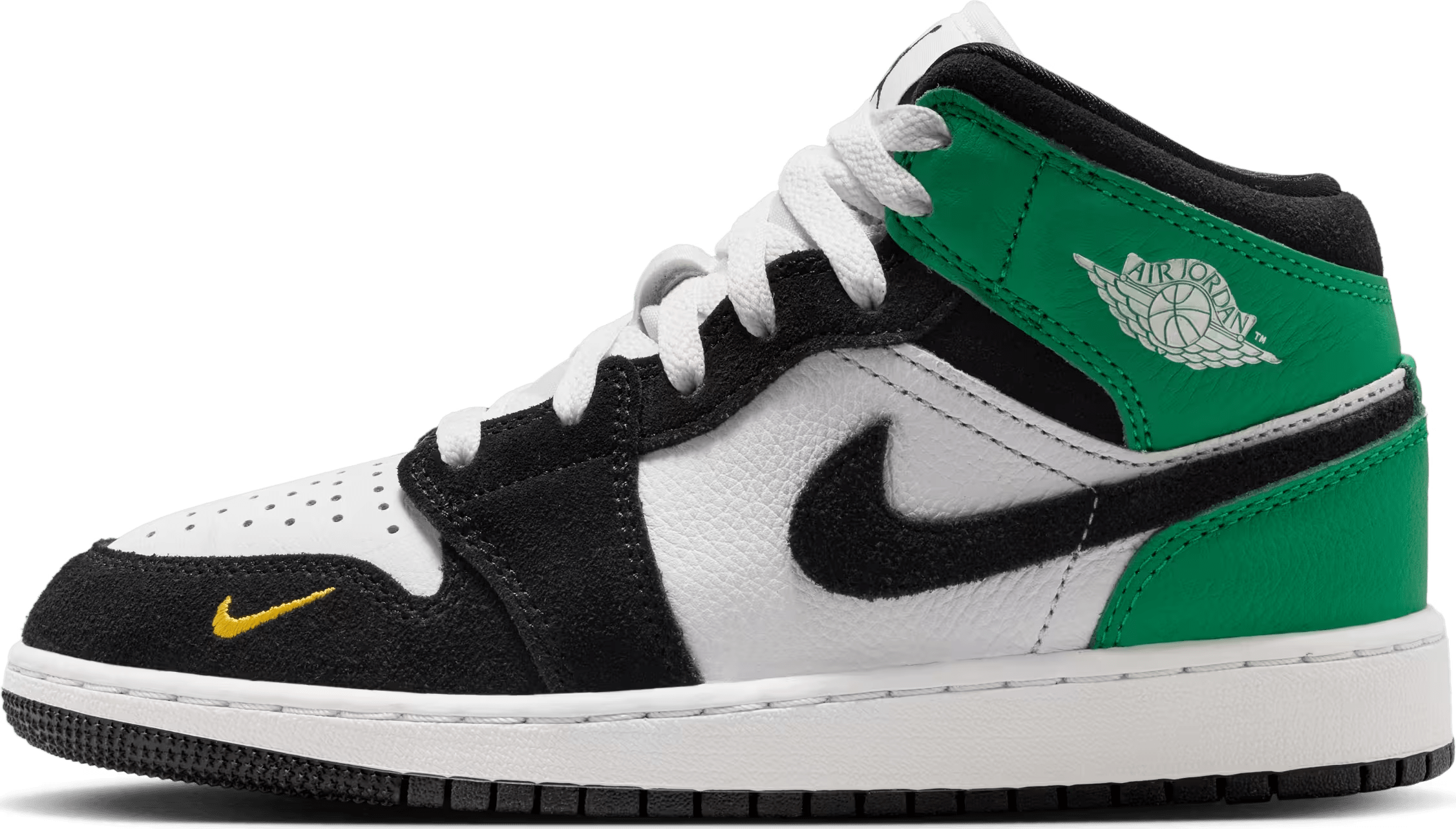 Air Jordan 1 Mid SE GS "Lucky Green"