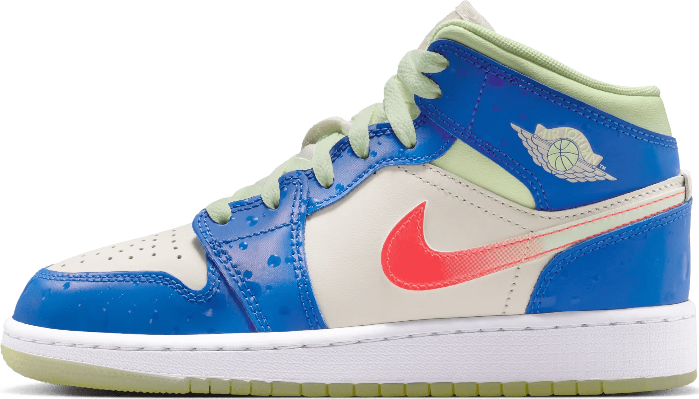 Air Jordan 1 Mid SE GS "Game Royal Barely Volt"