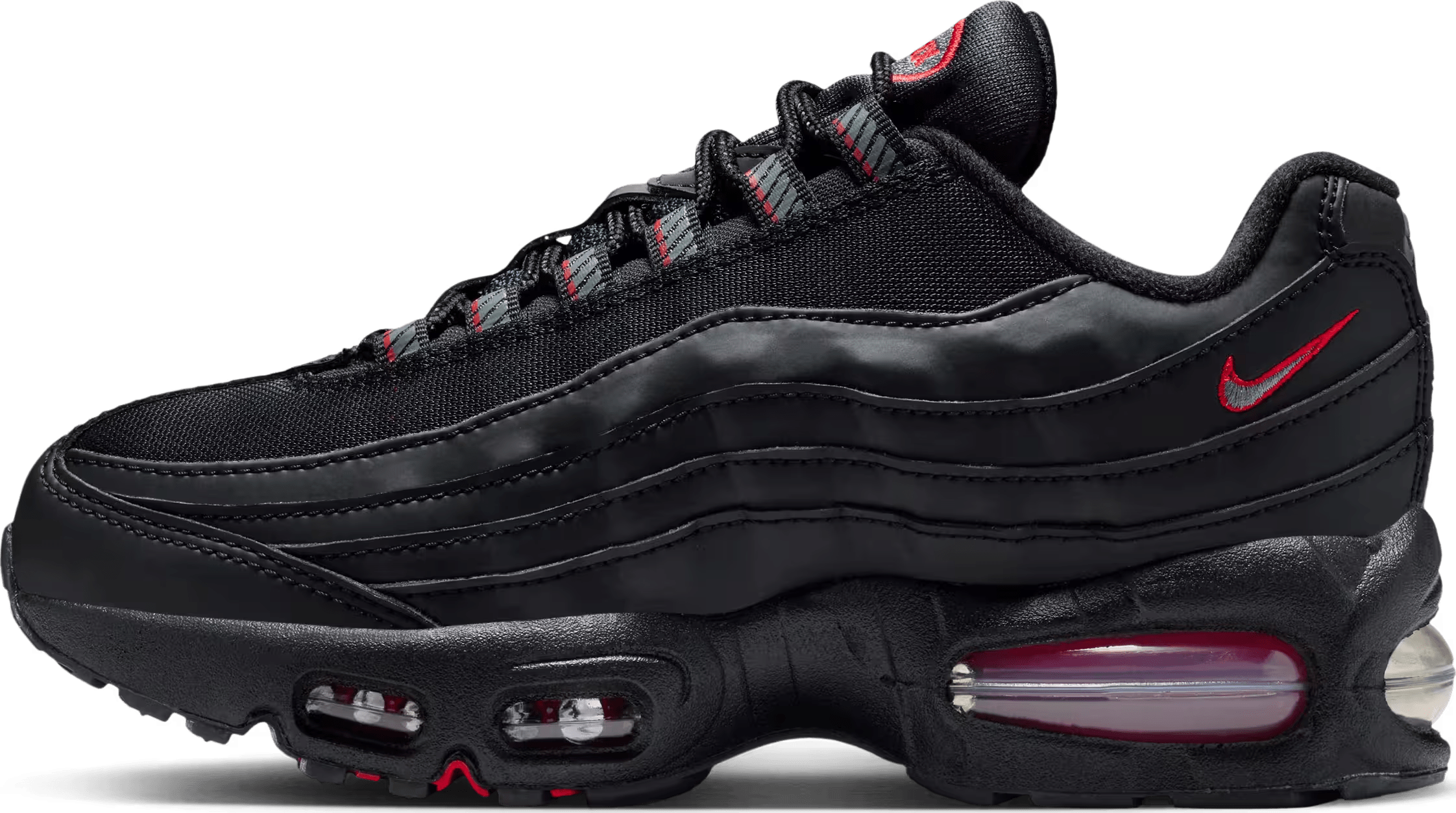 Nike Air Max 95 Racing Pack Black University Red (GS)