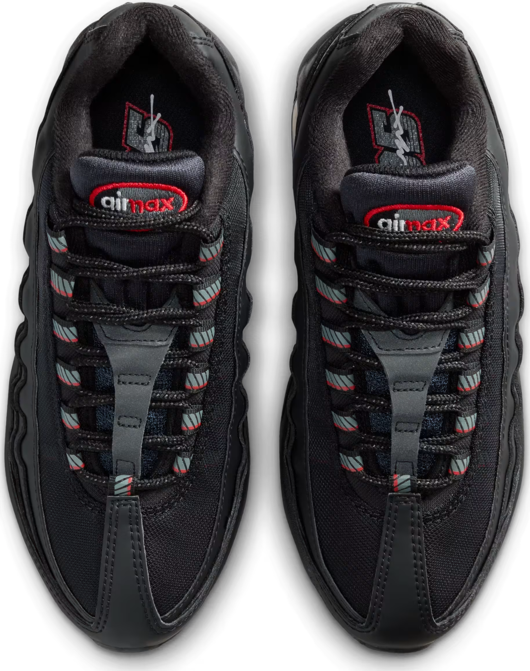 Nike Air Max 95 Racing Pack Black University Red (GS)