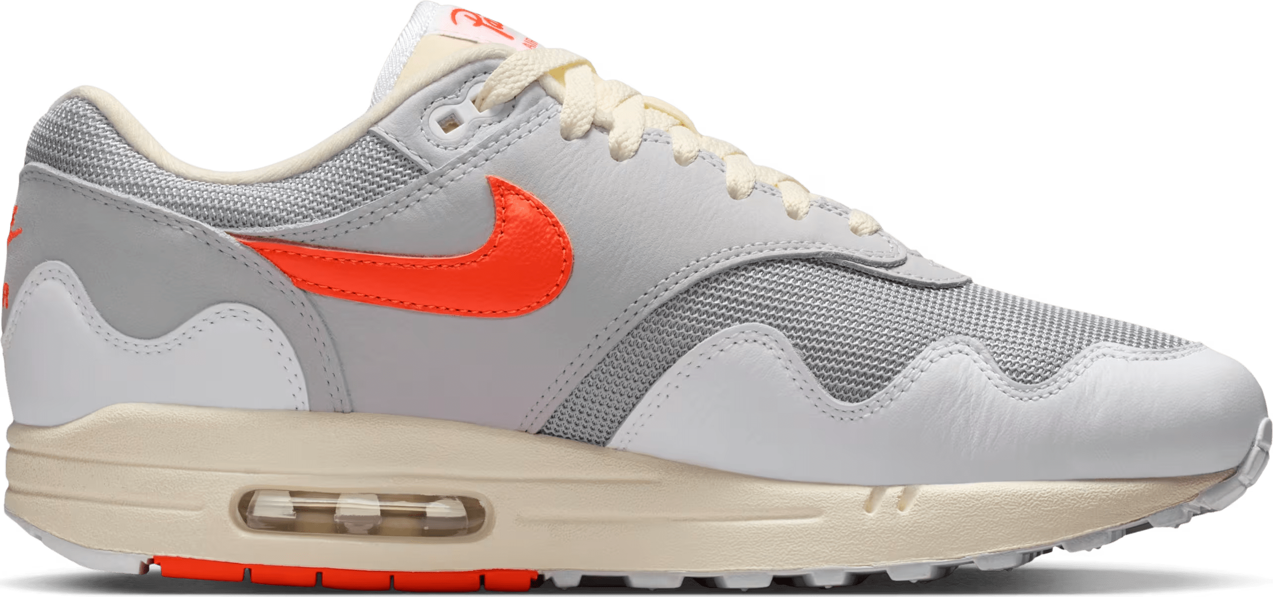 Nike Air Max 1 x Patta Waves "White Hyper Crimson"