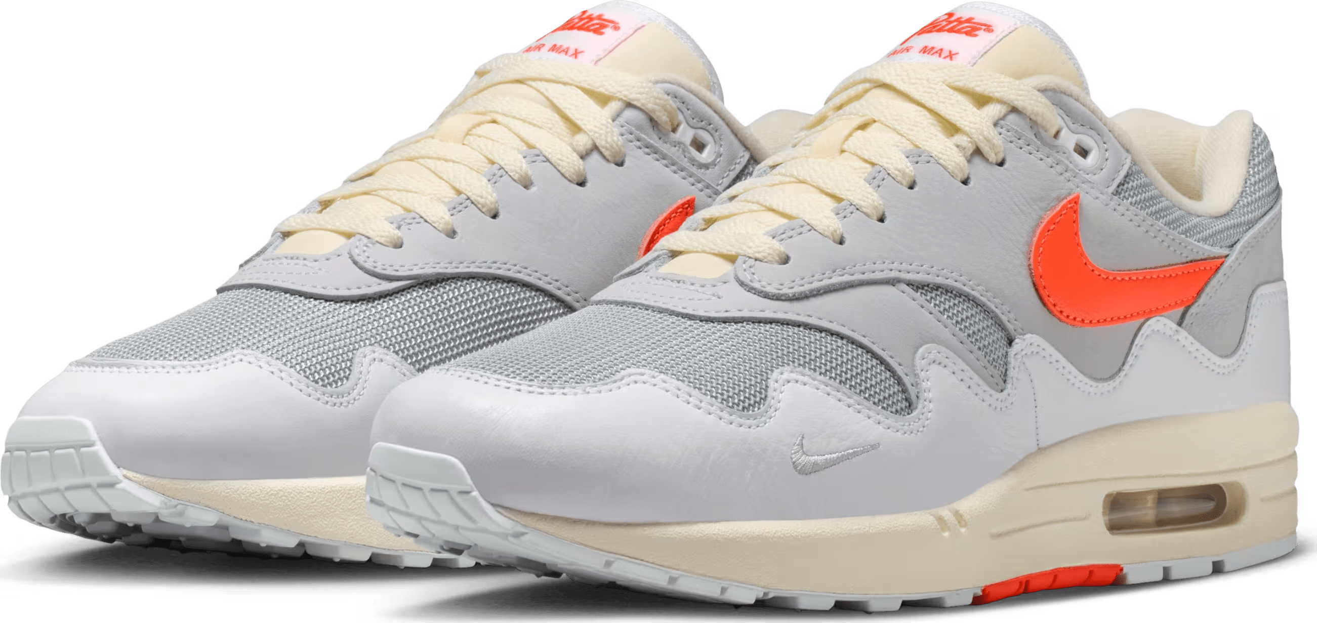 Nike Air Max 1 x Patta Waves "White Hyper Crimson"