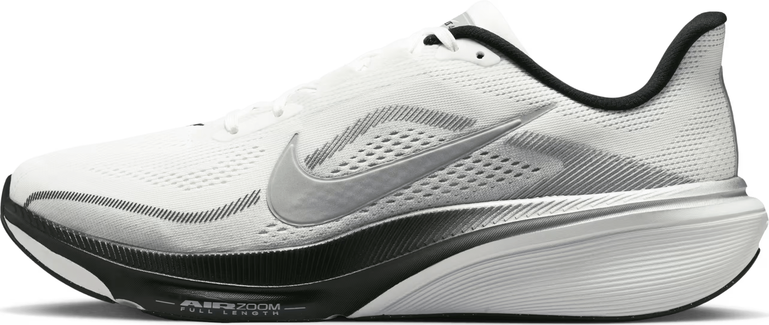 Nike Air Zoom Pegasus 42 Summit White Black Metallic Silver