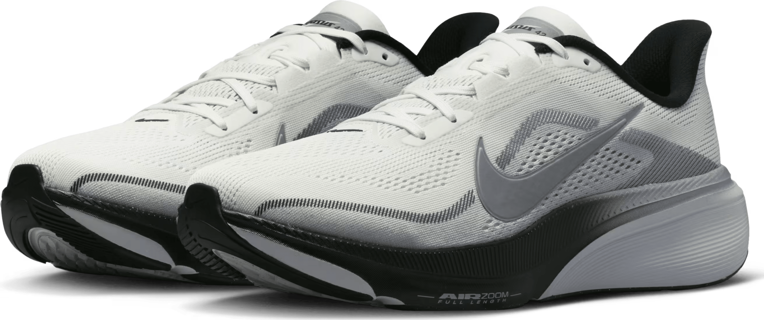 Nike Air Zoom Pegasus 42 Summit White Black Metallic Silver