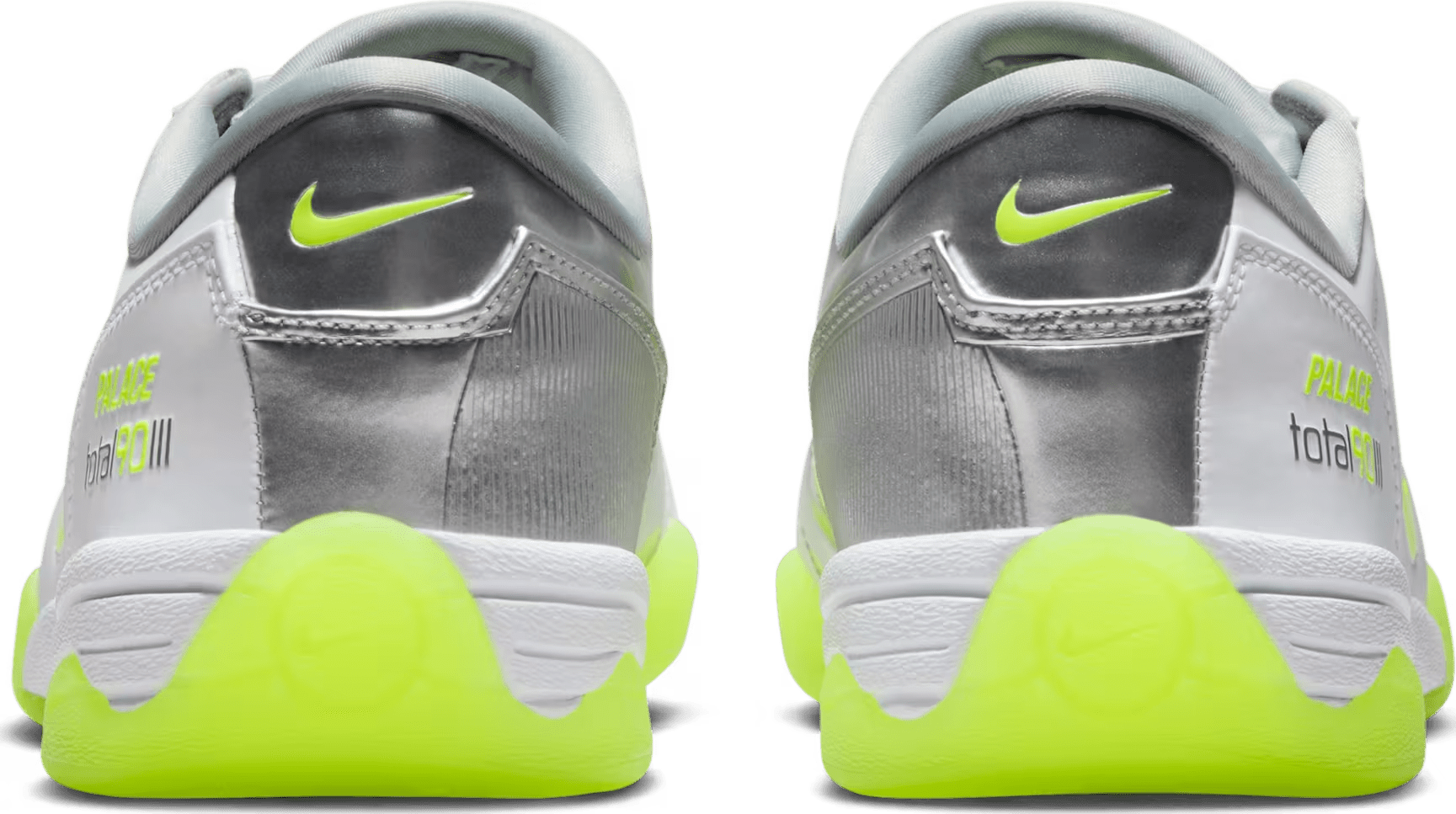 Palace x Nike Total 90 III "Volt Metallic Silver"