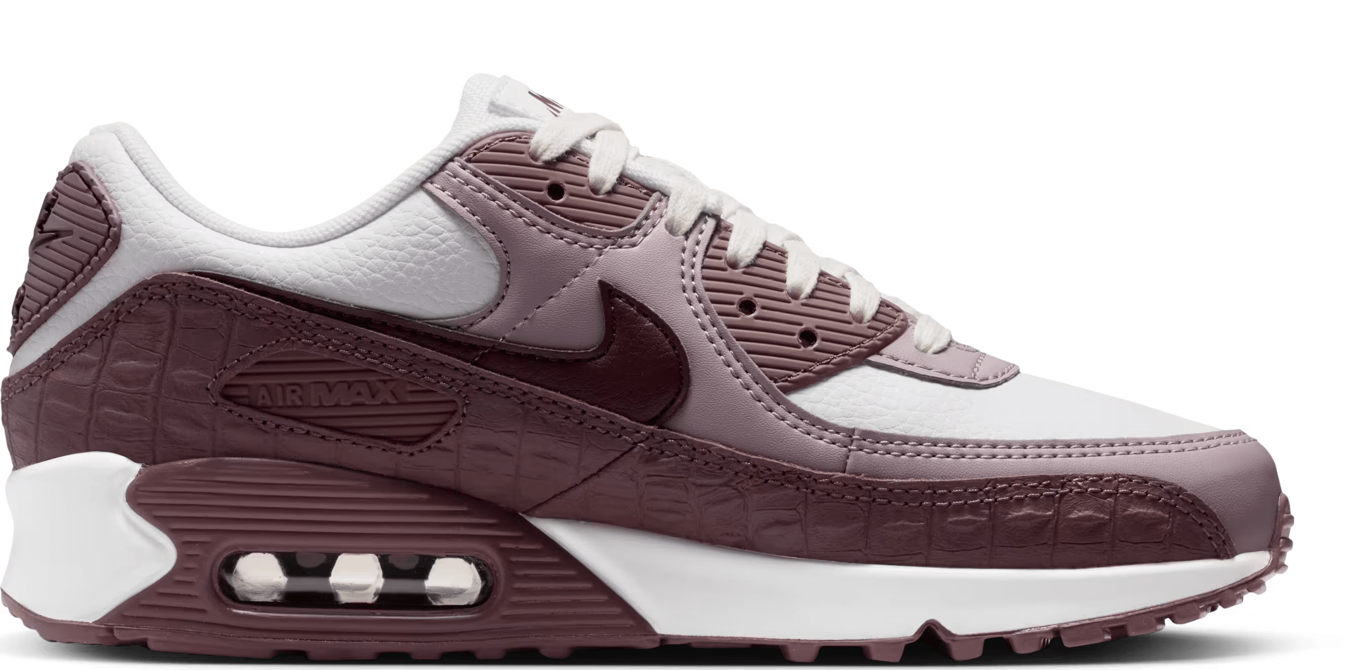 Nike Air Max 90 QS "Burgundy Crush Croc Skin"