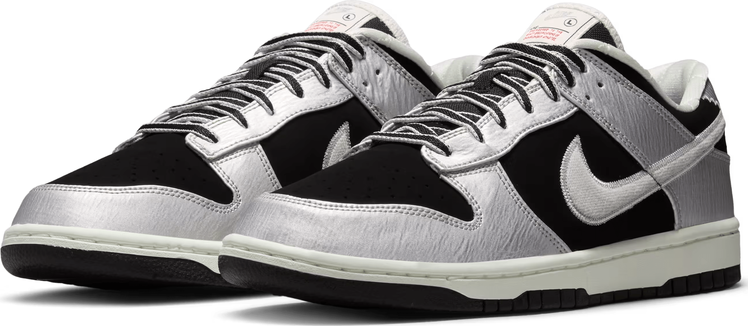 Nike Dunk Low Retro "Black Metallic Silver"