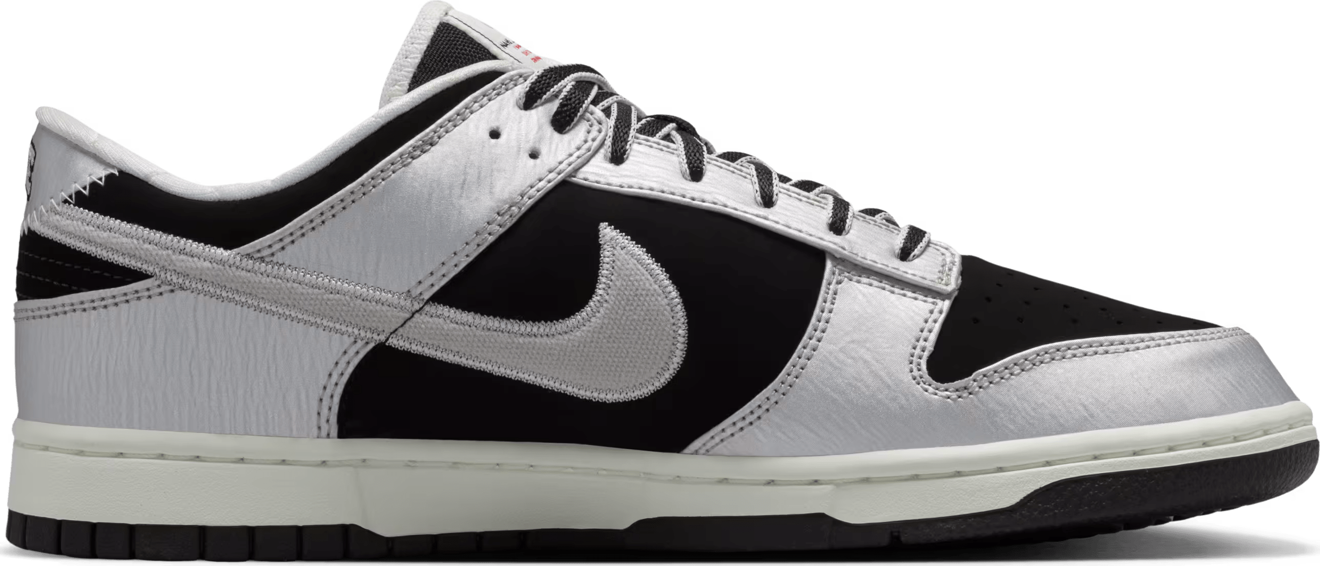 Nike Dunk Low Retro "Black Metallic Silver"