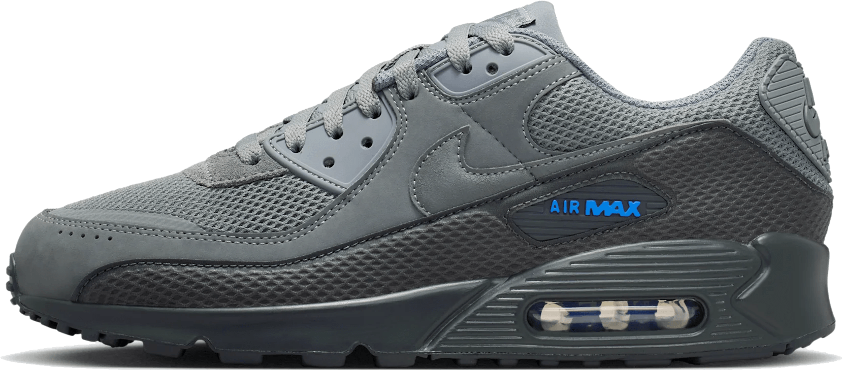 Nike Air Max 90 Premium "Smoke Grey Blue Crystal"