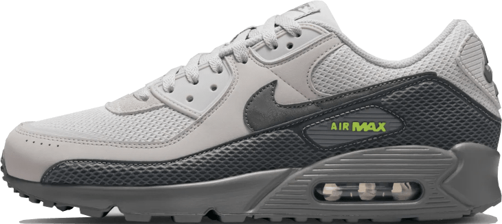Nike Air Max 90 Premium "Mesh Mudguard Volt Iron Grey"