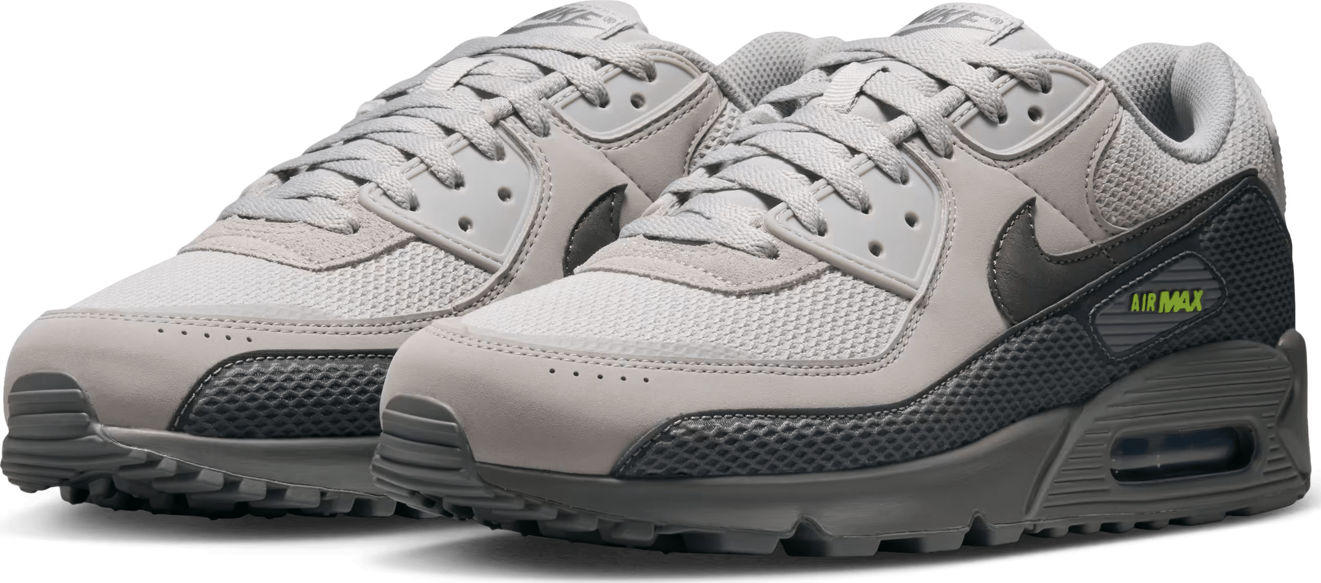Nike Air Max 90 Premium "Mesh Mudguard Volt Iron Grey"